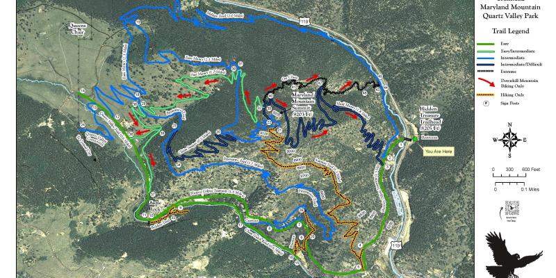 Maryland Mountain Trail Map